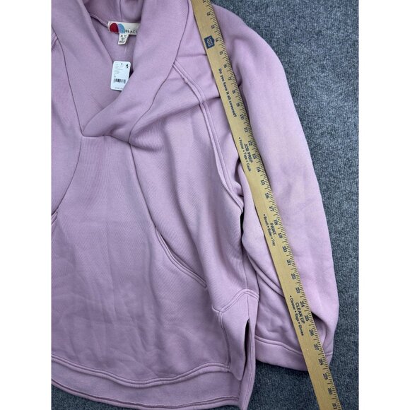 Free People FP Beach Sweatshirt Womens XL Burnished Lilac Cowl Neck Made USA - Picture 5 of 8